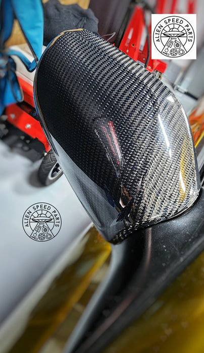 Carbon Fiber Wing Mirror Covers – Nissan Pulsar GTI‑R (RNN14 / N14)