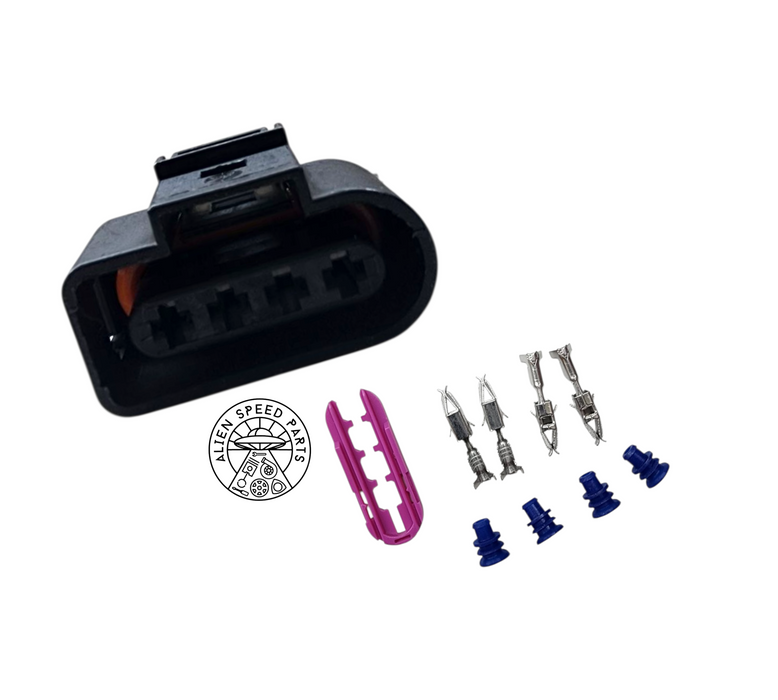 Audi R8 Coil Connector Plug Terminals – 4‑Pin VAG Ignition Coil Pigtail Kit