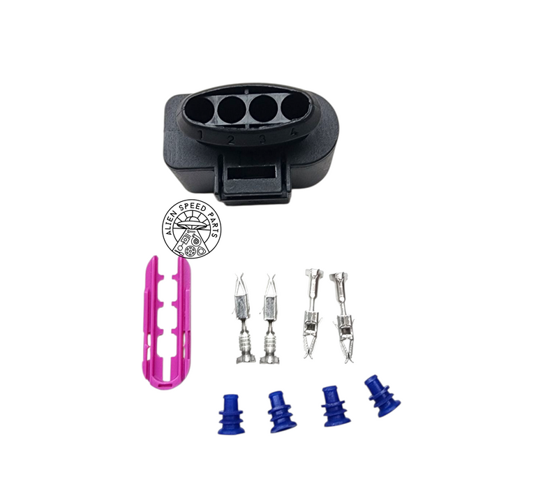 Audi R8 Coil Connector Plug Terminals – 4‑Pin VAG Ignition Coil Pigtail Kit