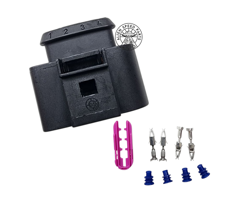 Audi R8 Coil Connector Plug Terminals – 4‑Pin VAG Ignition Coil Pigtail Kit