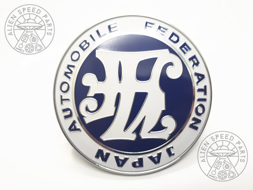 Japanese Auto Federation Badge Blue