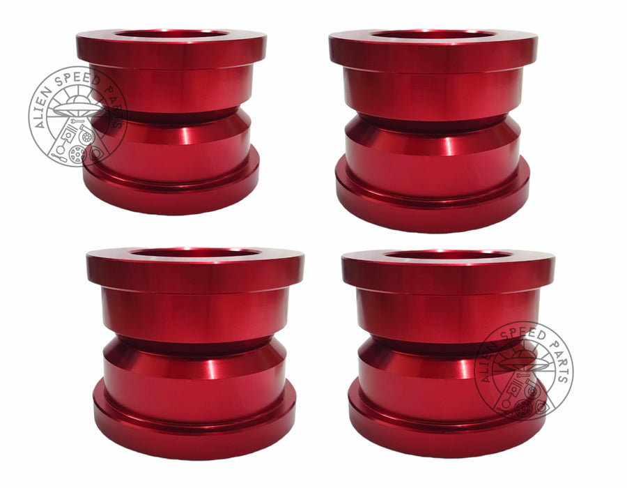 Nissan pulsar gtir subframe bushes billet alloy red