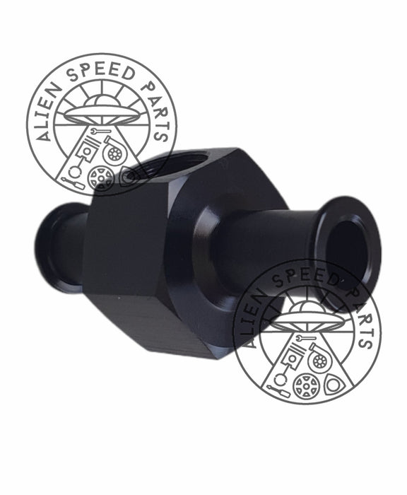 Inline-Adapter für Kraftstoffdrucksensor – 10 mm/3/8 Kraftstoffleitung – Schwarz