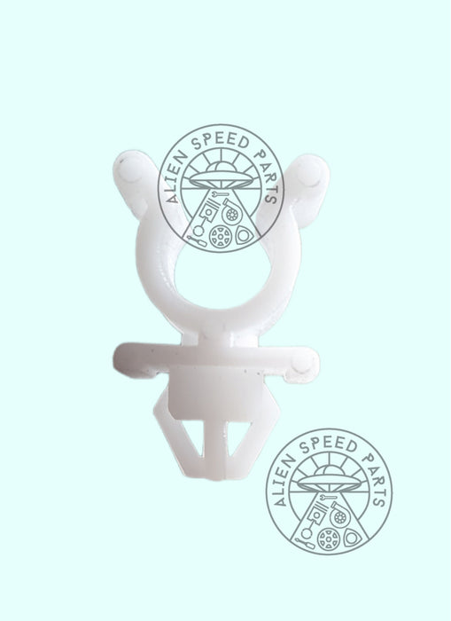 Universal Bonnet Arm Clip – Hood Stay Holder (White Plastic)