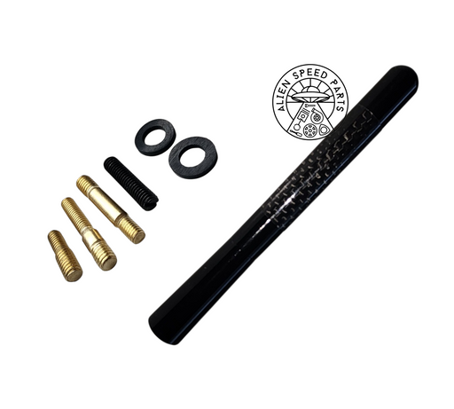 short carbon car aerial antenna kit for Nissan Pulsar GTIR