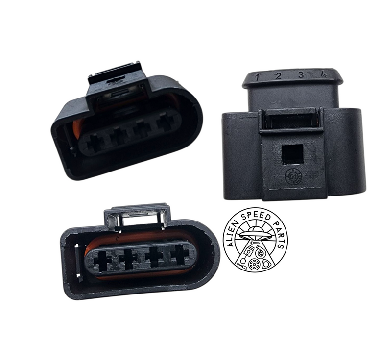 Audi R8 Coil Connector Plug Terminals – 4‑Pin VAG Ignition Coil Pigtail Kit