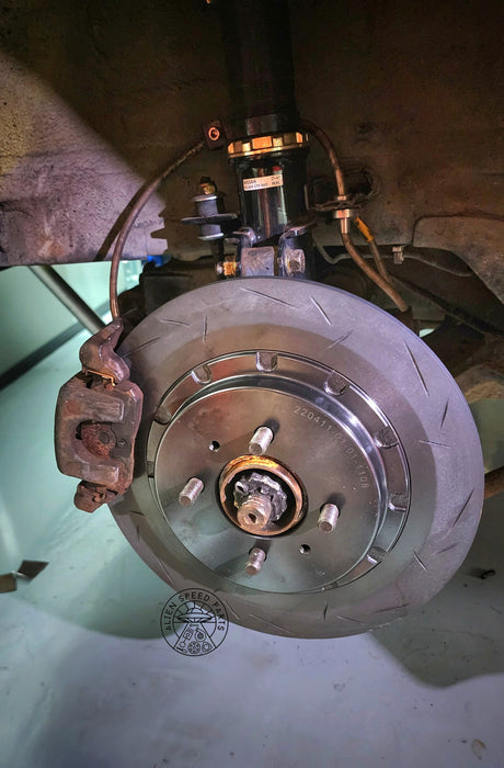 Nissan Pulsar GTIR Upgraded Rear Brake Rotors & Caliper Adaptor