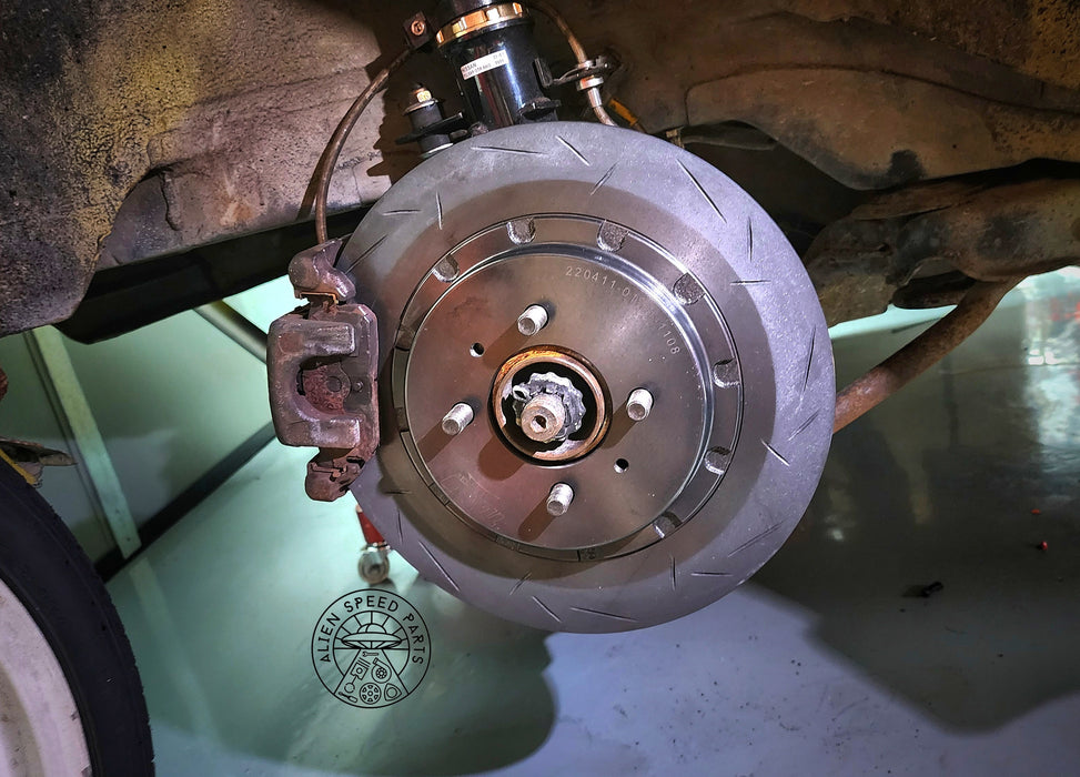 Nissan Pulsar GTIR Upgraded Rear Brake Rotors & Caliper Adaptor