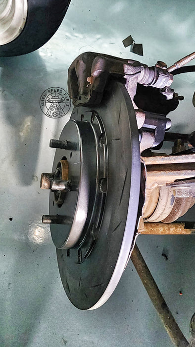Nissan Pulsar GTIR Upgraded Rear Brake Rotors & Caliper Adaptor