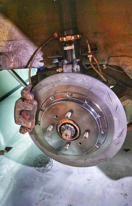 Nissan Pulsar GTIR Upgraded Rear Brake Rotors & Caliper Adaptor