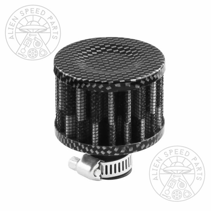 Air Filter Breather - 12mm Multiple colours