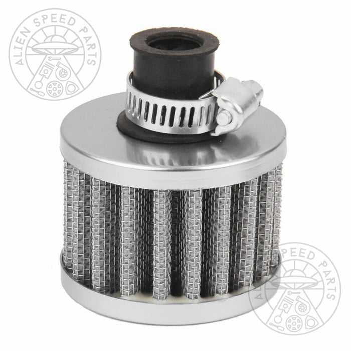 Air Filter Breather - 12mm Multiple colours