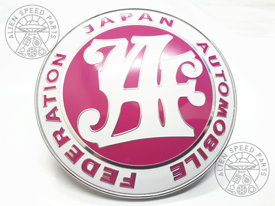 Japanese Automobile Federation Badge JAF