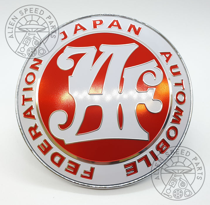 Japanese Automobile Federation Badge JAF