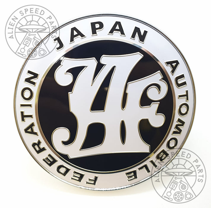 Japanese Automobile Federation Badge JAF