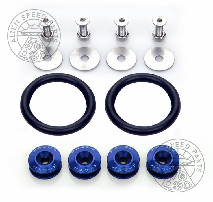 Anodized Quick Release Bumper/Hatch Fastener Kit