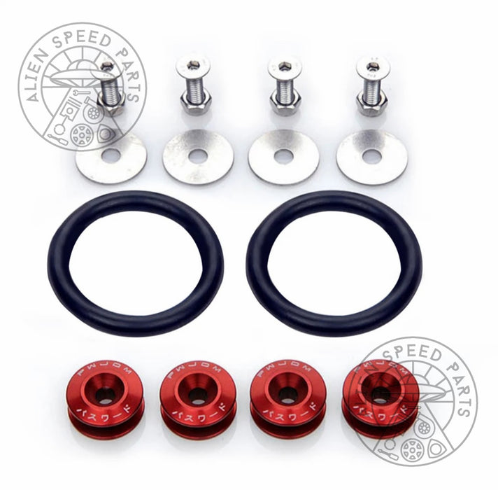 Anodized Quick Release Bumper/Hatch Fastener Kit