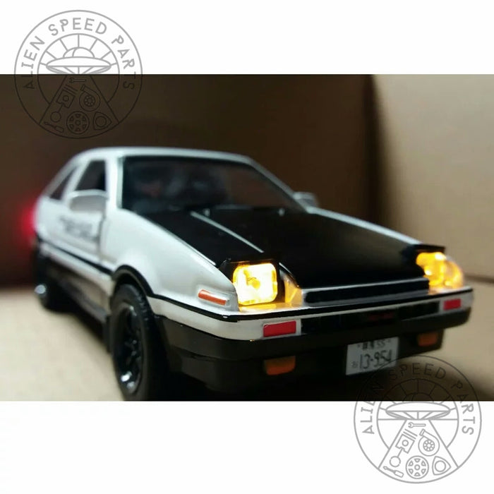 Model Toyota AE86 Initial D 1/28 Metal Body