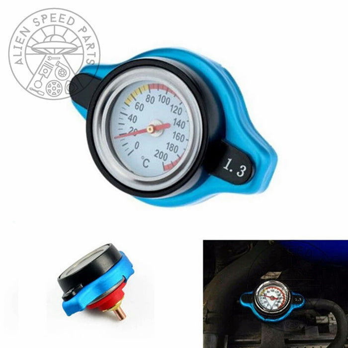 Radiator Cap 1.3 Bar With Built In Temp Gauge.