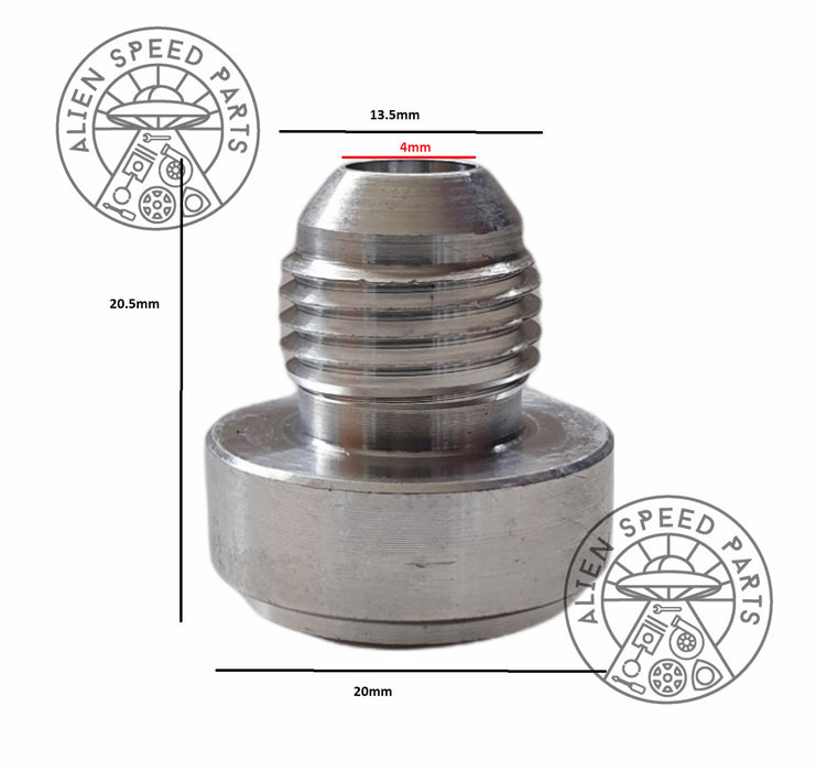 AN Alloy Weld-On Fitting - High Quality - AN6 AN8 AN10 AN12 AN16