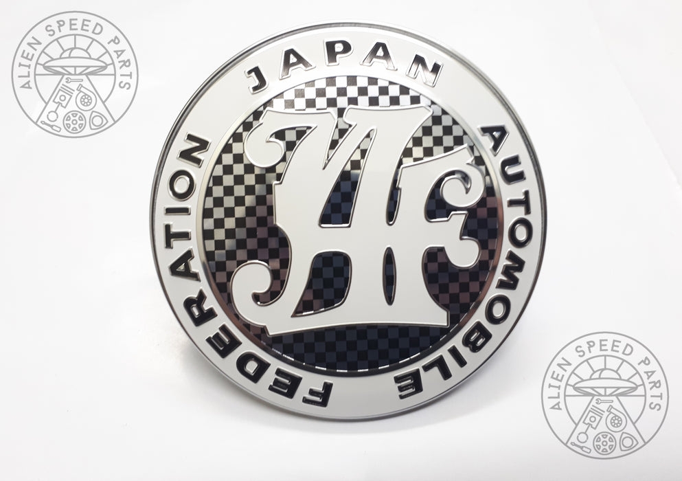 JAF Badge Carbon 