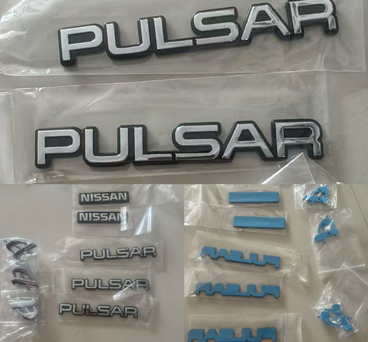 Nissan Pulsar Rear "PULSAR" Boot Lettering – OEM Style Replacement (N14 / RNN14)