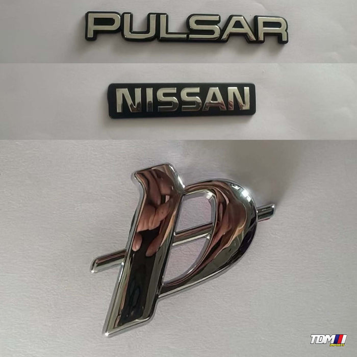 Nissan Pulsar GTI-R Rear "NISSAN" Badge – OEM Style Replacement (N14 / RNN14)