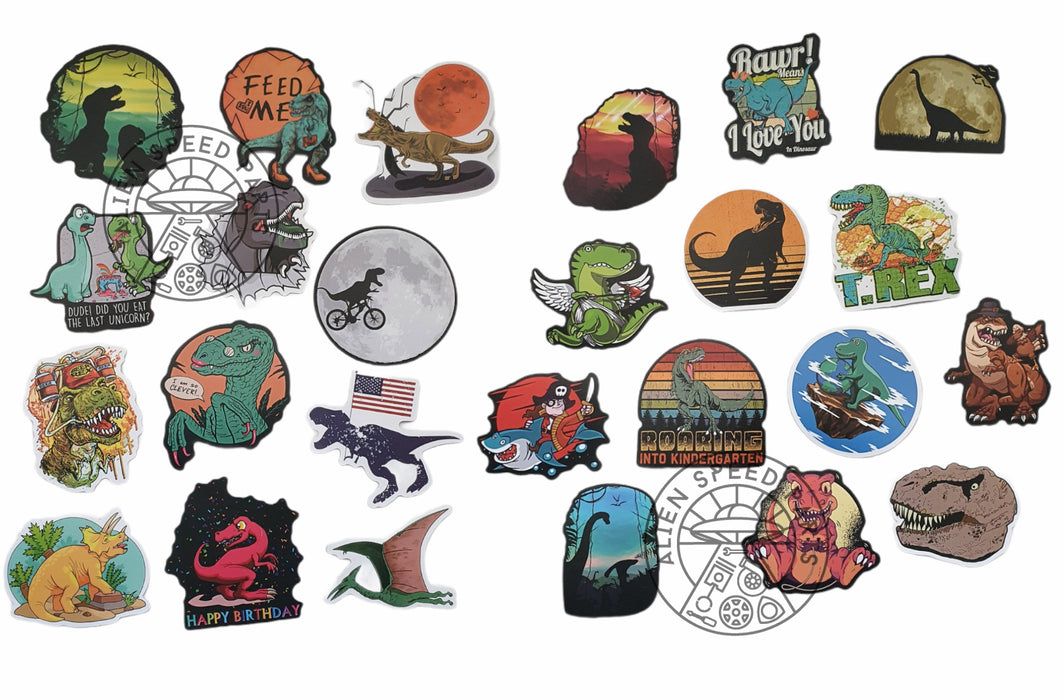 DINOSAUR STICKERS 50 DIFFERENT STICKERS MIXED REALISTIC TYPE GREAT FOR KIDS