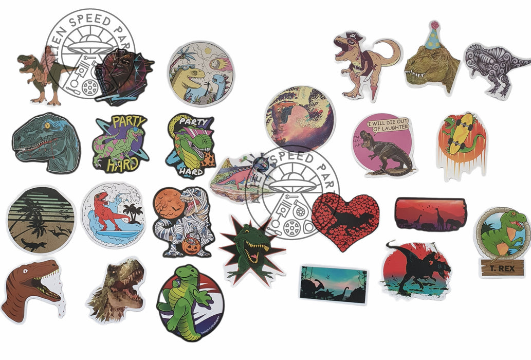 DINOSAUR STICKERS 50 DIFFERENT STICKERS MIXED REALISTIC TYPE GREAT FOR KIDS