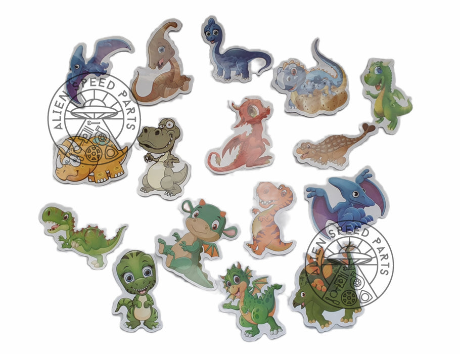 DINOSAUR STICKERS 50 DIFFERENT STICKERS CARTOON TYPE GREAT FOR KIDS