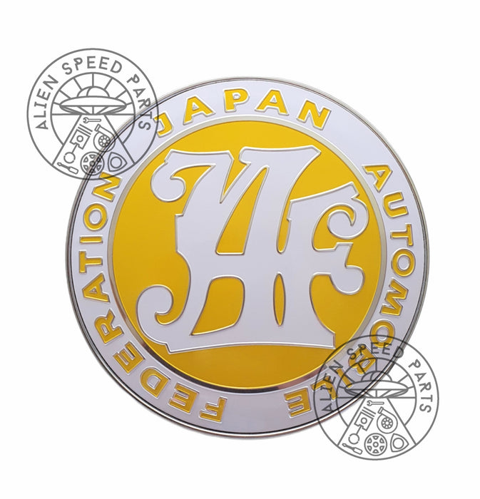 Japanese Automobile Federation Badge JAF