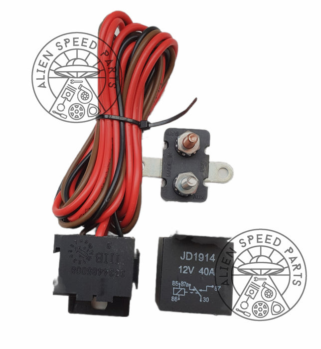 Electric Radiator Fan Thermostat Switch Kit  185/1755F - 85/79C