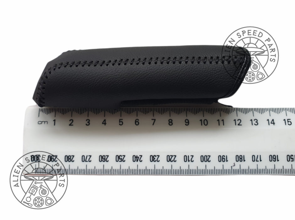 Handbrake Cover / Sleeve - Black Stitch  (SHORT Length)