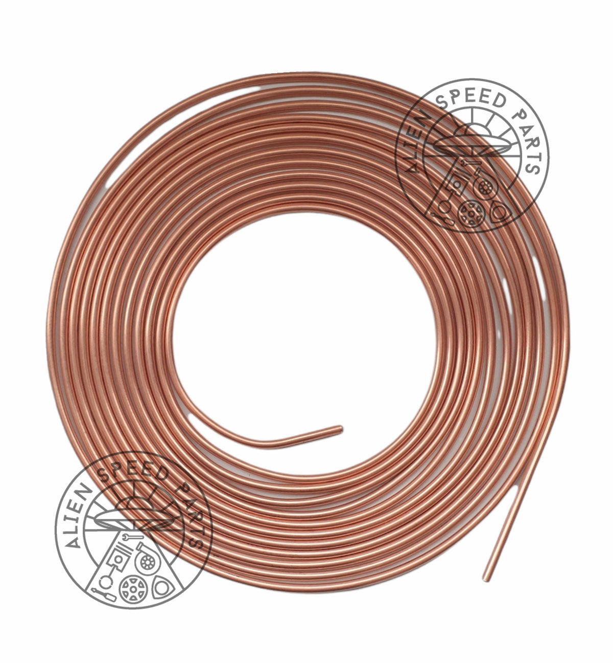 Copper Brake Line Kit with Fittings Easy to bend & Install — Alien