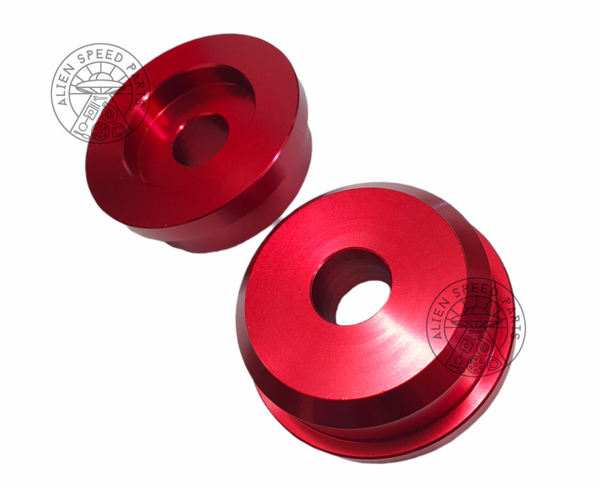 Nissan Billet Alloy Rear Subframe Bushes - Silvia, Skyline, Cefiro, 300zx and more.