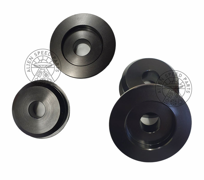 Nissan Billet Alloy Rear Subframe Bushes - Silvia, Skyline, Cefiro, 300zx and more.