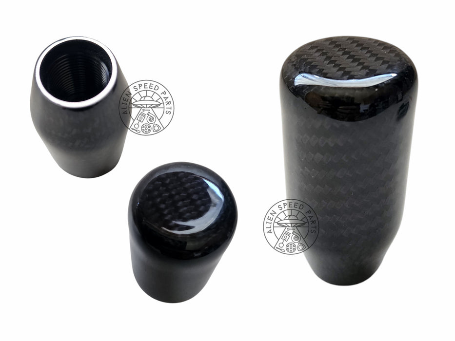 Carbon Fiber Gear Knob with Universal Fitting Kit