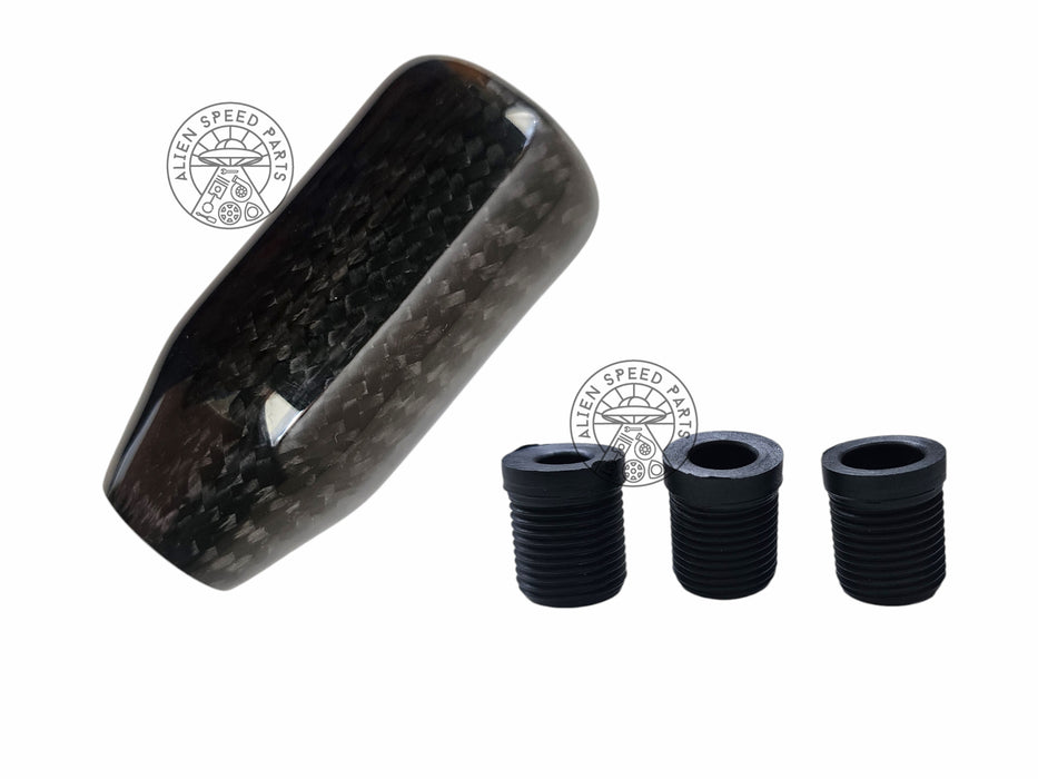 Carbon Fiber Gear Knob with Universal Fitting Kit