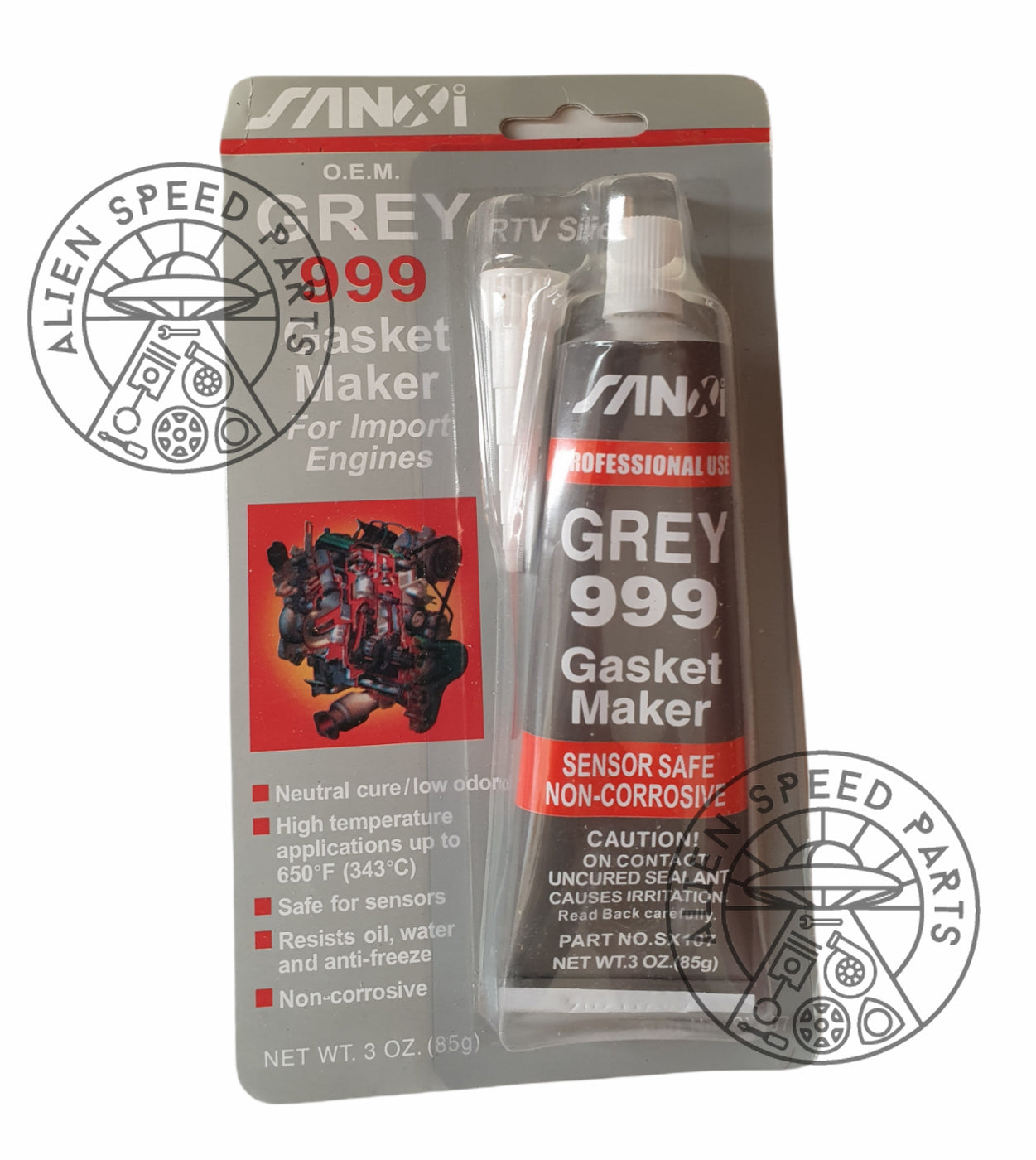 RTV Silicone Gasket Maker - Grey - 85g — Alien Speed Parts