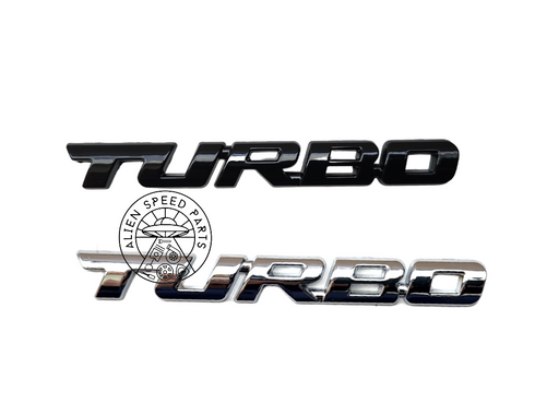 Turbo Badge - Rear - Black or Silver 